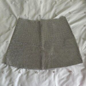 House of Harlow Rhinestone Mini Skirt